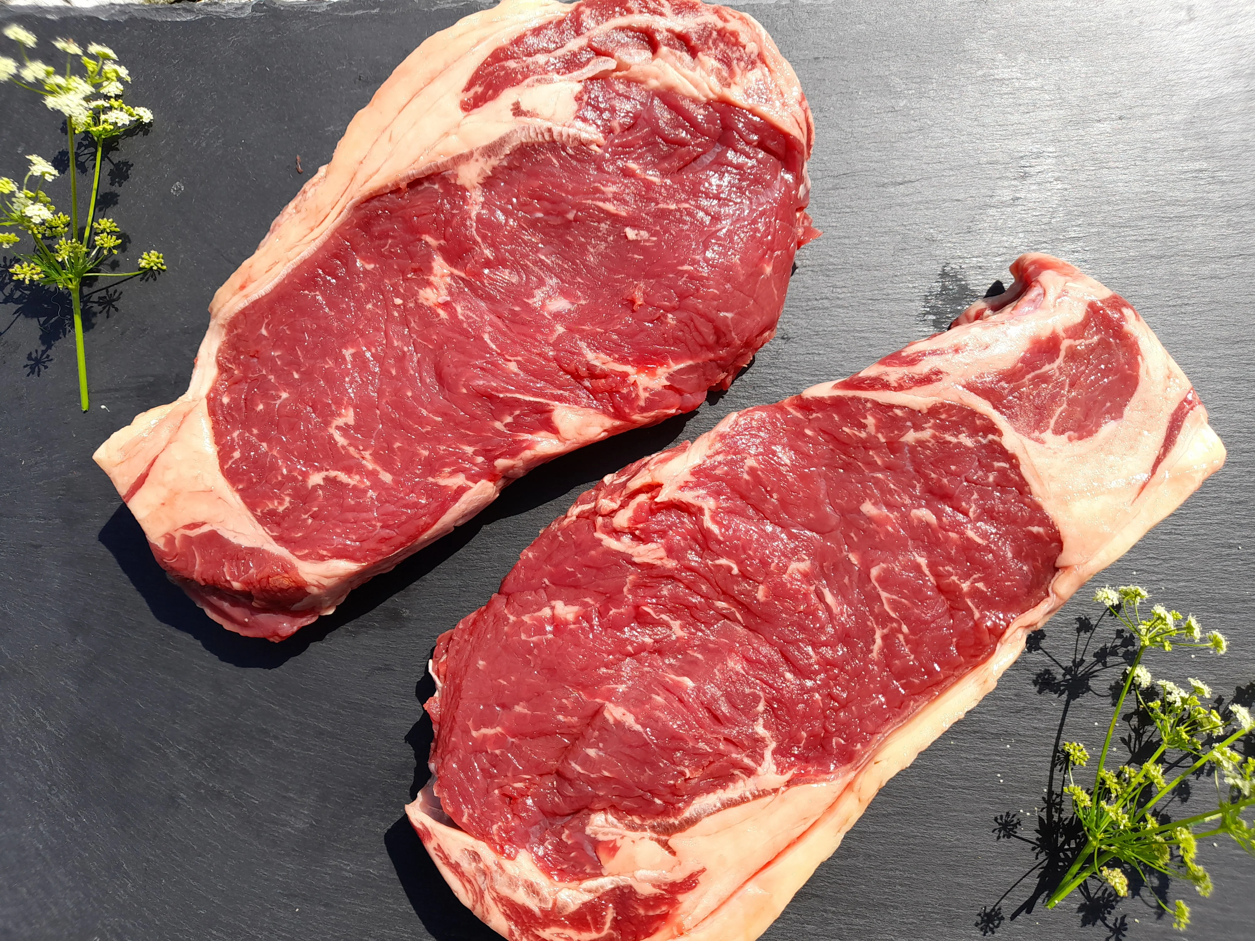 2 Sirloin Steaks EX-DAIRY
